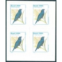 R-776 - 2000 - PASSÁROS URBANOS - TIZIU - AUTOADESIVOS - QUADRA MINT - RHM R$ 48,00 (9,60 UFS X R$ 5,00)