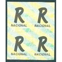 R-683 - 1991 - SELOS PARA REGISTRO NACIONAL - PAPEL OPACO - QUADRA NOVA - AUTOADESIVA  - RHM R$ 400,00 (80 UFS X R$ 5,00)