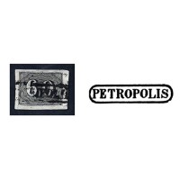 I-14 - VERTICAIS - 60 RÉIS VERTICAL COM CARIMBO “PETRÓPOLIS” - SELO ISOLADO DE 60 RÉIS VERTICAL COM CARIMBO NA COR PRETA    “PETRÓPOLIS” -  PEÇA COM PEQUENO AFINAMENTO DO PAPEL