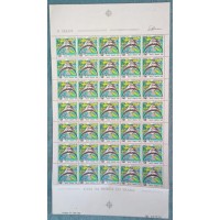 C-0639 - 1969 - DIVULGAÇÃO DA PISCICULTURA E DA AQUARIOFILIA - FOLHA MINT C/ 35 SELOS - RHM R$ 122,50 (24,5 UFs X 5,00)