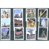 C-2885/2896D - 2009 - MINT - SÉRIE COM 12 SELOS - SÃO PAULO - VERTICAL 