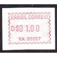 SE-02 - 1981 - AUTÔMATOS - ETIQUETA NOVA  PERFEITA - FACIAL Cr$ 1,00 - IMAGEM ILUSTRATIVA PODENDO VARIAR NUMERAÇÃO DE AGÊNCIA - RHM R$ 145,00 (29 UFs X R$ 5,00)