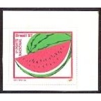 R-766 - 1999 - MICROSSERRILHA - FRUTAS - MELANCIA - SELO MINT - RHM R$ 60,00 ( 12 UFS X R$ 5,00)