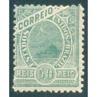 R-109 - 1905/07 - FILIGRANA INDISTINTA - 50 RÉIS - NOVO - GOMADO - CHARNEIRA -  RHM R$ 600,00 (120 UFs X 5,00)