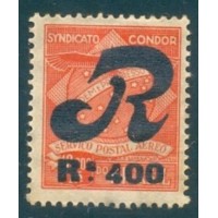 K-09 - CONDOR - SOBRECARGA CURSIVA - NOVO - SEM GOMA - MUITO BONITO - RHM R$ 600,00 (120 UFs x  R$ 5,00) 