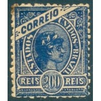 R-103 - 1902/1905 - MADRUGADA - MARGENS GRANDES -  200 RÉIS -  DENT. 11.5 - NOVO - GOMADO - PONTOS DE OXIDAÇÃO - RHM R$ 250,00 ( 50 UFs X R$ 5,00)