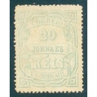 J-20 - 1890 - CIFRA HORIZONTAL EMISSÃO REPUBLICANA - 20 RÉIS - NOVO - SEM GOMA - MUITO BONITO - RHM R$ 1.150,00 (230 UFs X R$ 5,00)