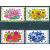 ALEMANHA - 1976 - FLORA - SÉRIE  COM 4 SELOS - MINT - Y 753/756