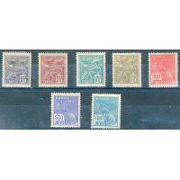 R-267/273 - 1930 - VOVÓ - FILIGRANA  ESTADINHO ( J ) - NOVOS - COM E SEM GOMA - RHM R$ 622,50 (124,50 UFs X R$ 5,00)