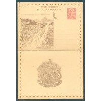 CB-075 - 1906 - 3º CONGRESSO PANAMERICANO - 100 RÉIS - SELO FIXO ROSA - TIPO "O" GRANDE -  LEVE OXIDAÇÃO - RHM R$ 100,00 (20 UFS X R$ 5,00)