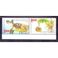 INDONÉSIA - 2014 - FAUNA MARINHA - LINDO PAR DE SELOS