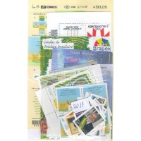 2011 - 54 SELOS COMEMORATIVOS, 6 BLOCOS E 11 SELOS REGULARES - SEM SELOS PERSONALIZADOS - MINT (PERFEITOS)