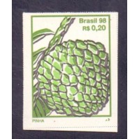 R-770 - 1999 - MICROSERRILHA - FRUTAS - PINHA - AUTOADESIVOS - SELO MINT - SEM MARGEM - RHM R$ 110,00 (22 UFS X R$ 5,00)