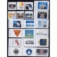 2018 - ANO COMPLETO - MINT - 25 SELOS PERSONALIZADOS BÁSICOS - PB-080 A PB-104