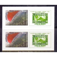 C-3410 - 2015 - MINAS GERAIS - BANDEIRA - ADESIVO - FORMATO QUADRA - VINHETA MAREK 