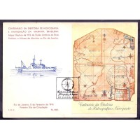 BL-039 - CARIMBO CBC - CENTENÁRIO DA NAVEGAÇÃO DA MARINHA - 1976 - SOBRE FDC NÃO OFICIAL