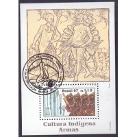 BL-107 - CARIMBO CBC - CULTURA INDÍGENA/ARMAS - 2002 - RHM 15 UFS
