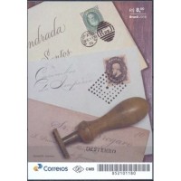 BL-214 - 2019 - MINT - BLOCO CARIMBOS DO IMPÉRIO - RHM UFS 16,00