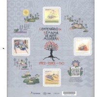 BL-224 - 2022 - MINT - CENTENÁRIO DA SEMANA DA ARTE MODERNA - RHM 30 UFS