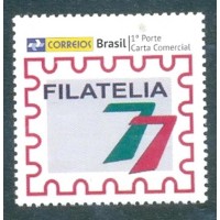 C-3310 - 2013 - LOGO ANTIGA DOS CORREIOS HORIZONTAL  - SELO MINT