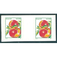 R-785B2 IP - 1999/2000 - FRUTAS - PAR DE SELOS INTERPANÔ - AUTOADESIVO - PERCÊ EM ONDAS SUAVES DE 0,7MM DE ALTURA - RHM R$ 1.875,00 (375 UFS X R$ 5,00)