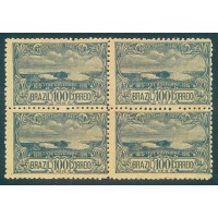 C-0010 - 1915 - TRICENTENÁRIO DE CABO FRIO - FILIGRANA "C" - QUADRA - NOVA - GOMADA - CHARNEIRA - RHM R$ 300,00 (60 UFS X R$ 5,00)