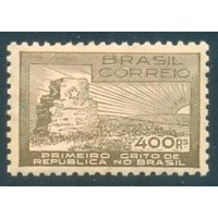 C-0129 - 1938 - 4º CENTENÁRIO DE OLINDA/PE E PRIMEIRO GRITO DA REPÚBLICA - 400 RÉIS -  MINT - 1ª COLUNA - GOMADO