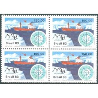 C-1309 - QUADRA - NOVA - GOMADA - PRIMEIRA EXPEDIÇÃO BRASILEIRA À ANTÁRTICA - 1983