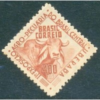 C-0172A - 1942 - FIL. Q MENOR - 2º EXPO. AGRO-PECUÁRIA - UBERABA - MG -  FILIGRANA "Q" MENOR - NOVO - GOMADO - CHARNEIRA - LINDO SELO!!!  - RHM R$ 1.350,00 (270 UFS X R$ 5,00)