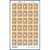 C-2471 - 2002 -CENTENÁRIO DO FLUMINENSE FOOTBALL CLUB - FOLHA COM 30 SELOS - MINT - RHM R$ 150,00 (30 UFS X R$ 5,00)