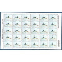 C-2495 - 2002 - NATAL - PRESÉPIO DE PORTINARI - FOLHA COM 30 SELOS - MINT - RHM R$ 105,00 (21 UFS X R$ 5,00)