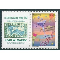 C-2540 - 2000 - SP-03 - MINT - SELO - FESTIVIDADES - VINHETA FILATÉLICA LEÃO W. MAREK