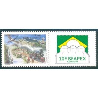 C-2598 - 2004 - SP-12 - MINT - SELO - TURISMO - VINHETA 10ª LUBRAPEX