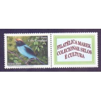 C-2596 - 2004 - SP-11 - MINT - SELO - TANGARÁ - DANÇADOR - VINHETA COLECIONAR SELOS É CULTURA