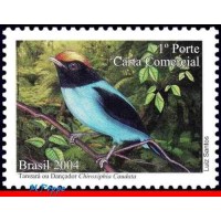 C-2596 - 2004 - MINT - SELO - TANGARA - HORIZONTAL - DESPERSONALIZADO