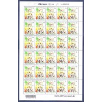 C-2747 - 2008 - 200 ANOS DOS DRAGÕES DA INDENPENDÊNCIA - FOLHA COM 30 SELOS - MINT - GOMADA - RHM R$ 180,00 (36 UFS X R$ 5,00)