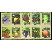 C-2825/2834 - 2009 - MINT - BLOCO DE 10 SELOS - CIRCUITO DAS FRUTAS - RHM 50 UFS C-2825/2834 - 2009 - MINT - BLOCO DE 10 SELOS - CIRCUITO DAS FRUTAS - RHM 50 UFS