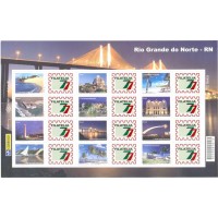 C-2835/2846 - 2009 - MINT - FOLHA - RIO GRANDE DO NORTE - VINHETA FILATELIA - RHM: 360 UFS
