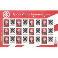 C-2910 - 2009 - MINT - FOLHA - SPORT CLUB INTERNACIONAL - VINHETA RUZZARIN