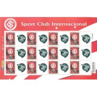 C-2910 - 2009 - MINT - FOLHA - SPORT CLUB INTERNACIONAL - VINHETA LUBRAPEX
