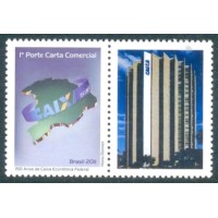 C-3079 - 2011 - MINT - SELO - CAIXA ECONÔMICA FEDERAL - VINHETA PRÉDIO SEDE