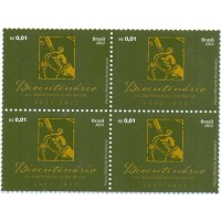 C-4055 - 2022 - MINT - SELO BICENTENÁRIO DA INDEPENDÊNCIA - MARCA DO BICENTENÁRIO - QUADRA