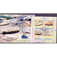 GUINE BISSA - TRANSPORTES- AVIÃOS  - BLOCO