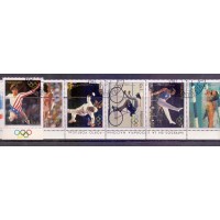 PARAGUAY - OLIMPIADAS - 7 SELOS