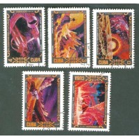 CUBA - ASTROLOGIA - COSMOS - SÉRIE COM 6 SELOS