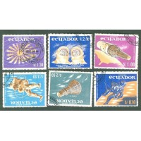 EQUADOR - ASTROLOGIA -  SÉRIE COM 6 SELOS