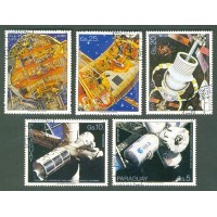 PARAGUAY - ASTROLOGIA -  SÉRIE COM 5 SELOS - AEREO 