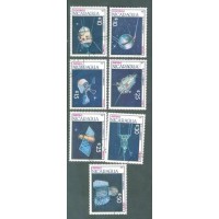 NICARÁGUA - ASTROLOGIA - SÉRIE COM 7 SELOS 