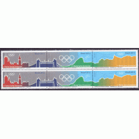 C-3398/3400 – ENTREGA DA BANDEIRA OLÍMPICA – 2015 (2012) – QUADRA (2 TRINCAS JUNTAS)