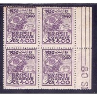 C-0157 - LINDA QUADRA GOMADA - MUITO LEVE OXIDAÇÃO - GOVERNO DE GETÚLIO VARGAS